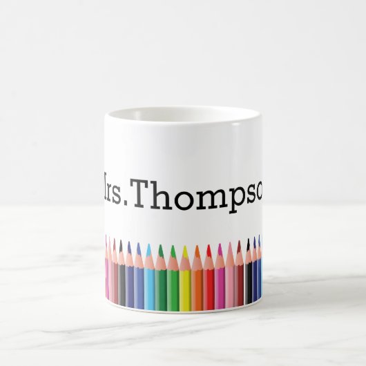 Gekleurde docenten Aangepaste docenten Koffiemok (Center)