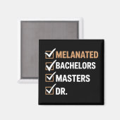 Gekleurde doctoraat afstuderen PhD EDD Bachelor Magneet (Voorkant / Achterkant)