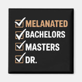 Gekleurde doctoraat afstuderen PhD EDD Bachelor Magneet (Voorkant)