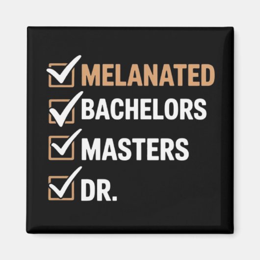 Gekleurde doctoraat afstuderen PhD EDD Bachelor Magneet (Voorkant)