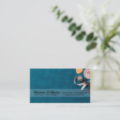 Gekleurde draadsnijden | naaister visitekaartje (Staand voorkant)