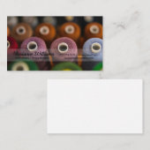 Gekleurde draadsnijden | naaister visitekaartje (Voorkant / Achterkant)