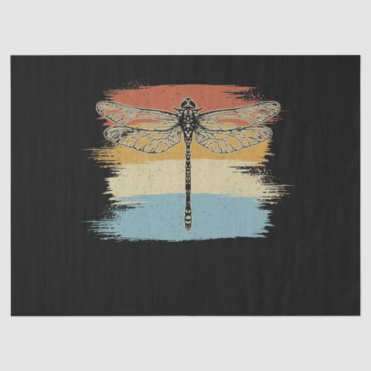 gekleurde dragonfly-tekening herstellen tissuepapier (Voorkant)