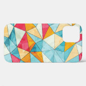 gekleurde driehoeken naadloos patroon met gr Case-Mate iPhone case (Achterkant (horizontaal))