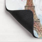 Gekleurde eiffeltoren met ketting, goed idee muismat (Hoek)