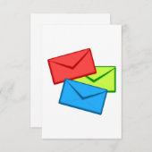 Gekleurde enveloppen (Voorkant / Achterkant)