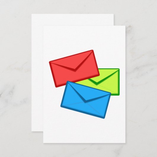 Gekleurde enveloppen (Voorkant / Achterkant)