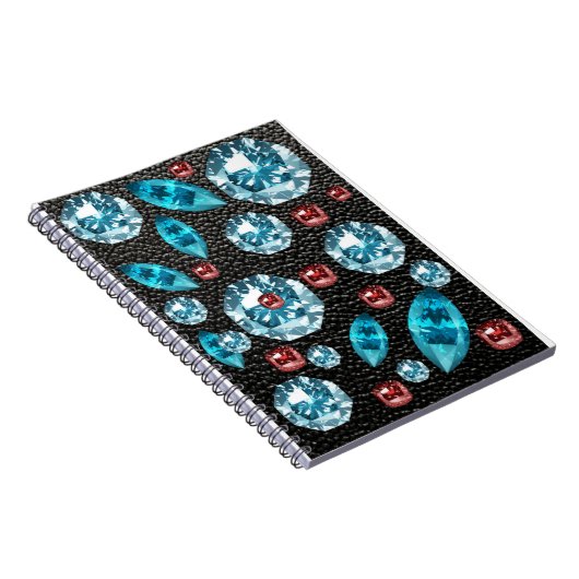 gekleurde fancy juwelen notitieboek (Rechterzijde)