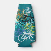 Gekleurde fietsen flesjeskoeler (Voorkant)