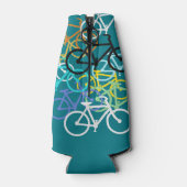 Gekleurde fietsen flesjeskoeler (Achterkant)