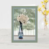 Gekleurde Gardenia Kaart (Gele Bloem)