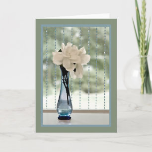 Gekleurde Gardenia Kaart