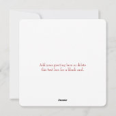 Gekleurde geruite familiefoto Kerstkaart (Achterkant)