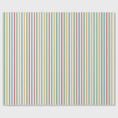  gekleurde gestreepte cadeaupapier (Vlak)