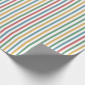 gekleurde gestreepte cadeaupapier (Hoek)