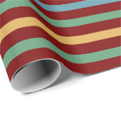  gekleurde gestreepte lijnen cadeaupapier (Rol Hoek)