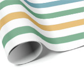  gekleurde gestreepte lijnen cadeaupapier (Rol Hoek)
