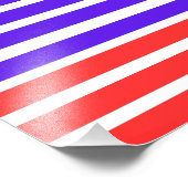 Gekleurde grafische lijnen foto afdruk (Hoek)