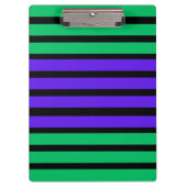 Gekleurde grafische lijnen klembord (Voorkant)