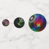 Gekleurde grasfornuizen, tafel-Confetti Confetti (Achterkanten)