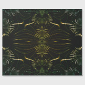 Gekleurde groenbogen van goudhelder cadeaupapier (Vlak)