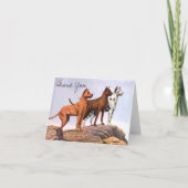 gekleurde grote dansen Dank je wel Kaart (Voorkant)