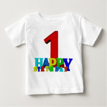 Gekleurde Happy Birthday Typografie