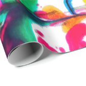 gekleurde harten cadeaupapier (Rol Hoek)