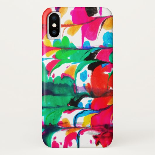 gekleurde harten Case-Mate iPhone case (Achterkant)