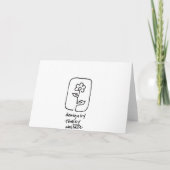 gekleurde harten in vierkanten kaart (Achterkant)