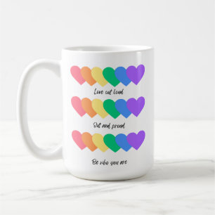 Gekleurde Harten Inspiratie Koffie Mok