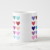 Gekleurde harten Mokken (Voorkant)