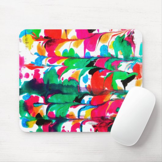 gekleurde harten muismat (Met muis)