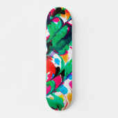 gekleurde harten persoonlijk skateboard (Voorkant)