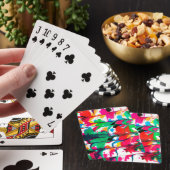 gekleurde harten pokerkaarten (Insitu)