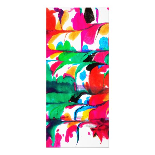 gekleurde harten reclamekaart (Voorkant)