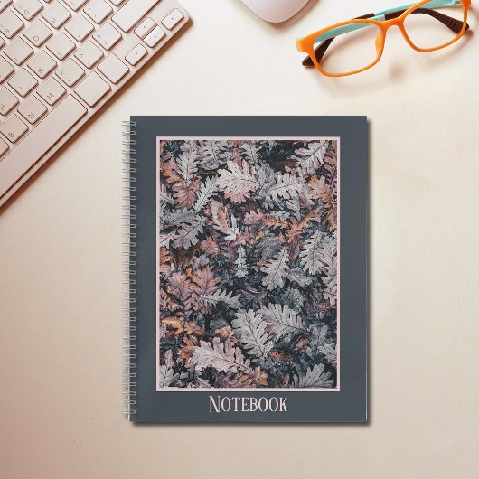 Gekleurde herfst herfstbladeren Notitieboek