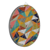 gekleurde hoek dartbord (Voorkant Links)