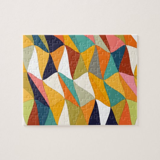 gekleurde hoek legpuzzel (Horizontaal)