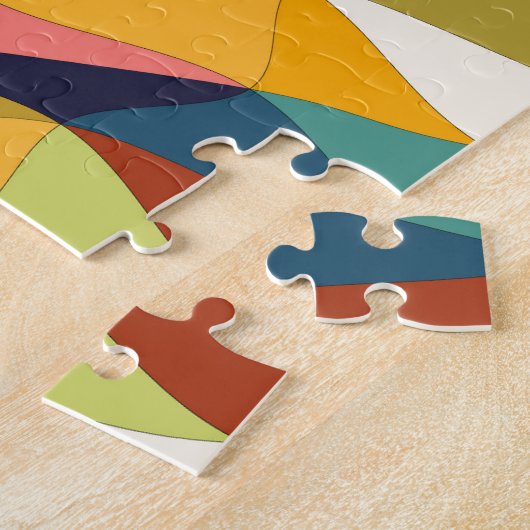 gekleurde hoek legpuzzel (Zijkant)