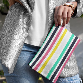 Gekleurde horizontale strepen etui