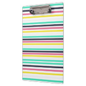Gekleurde horizontale strepen klembord (Links)