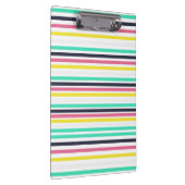 Gekleurde horizontale strepen klembord (Rechts)