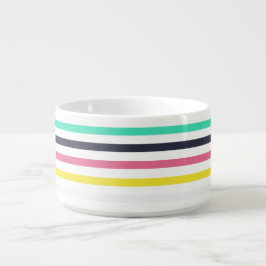 Gekleurde horizontale strepen kom