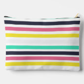 Gekleurde horizontale strepen / Naai grote accesso Etui (Achterkant)
