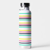 Gekleurde horizontale strepen waterfles (Rechts)