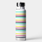 Gekleurde horizontale strepen waterfles (Rechts)
