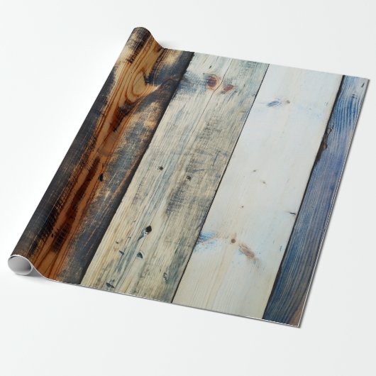 gekleurde houten textureabstract, achtergrond, bor cadeaupapier (Uitgerold)