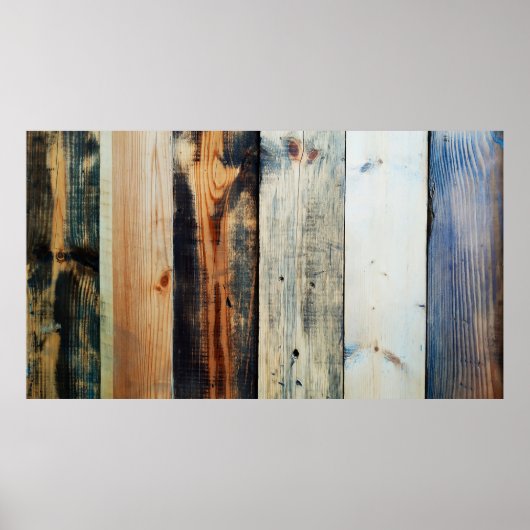 gekleurde houten textureabstract, achtergrond, bor poster (Voorkant)