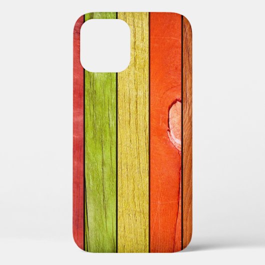 gekleurde houten textuur, 3D illustratie3d, abstra Case-Mate iPhone Case (Achterkant)